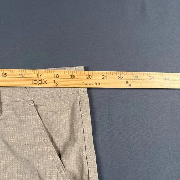 NEW PrAna Shorts Mens 40 Brown Tan 8 Inch Chino Lightweight Adventure Hybridizer - Picture 9 of 13